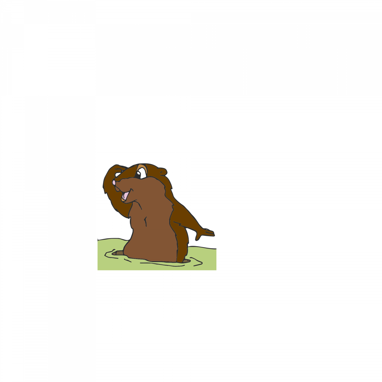 Drawing Rodent Free Photo - Cartoon Clipart (1280x1280), Png Download