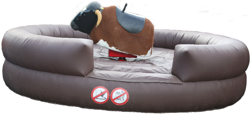 Rodeo Bull For Hire In Kent - Party Inflatables Hire For Adults Clipart (881x401), Png Download