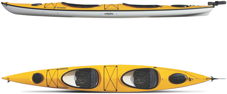 18' - Sea Kayak Clipart (887x500), Png Download