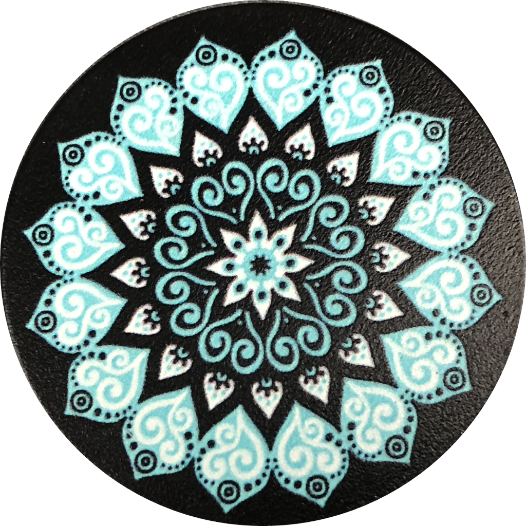Blue Burst Png - Peace Mandala Sky Popsocket Clipart (1024x1024), Png Download