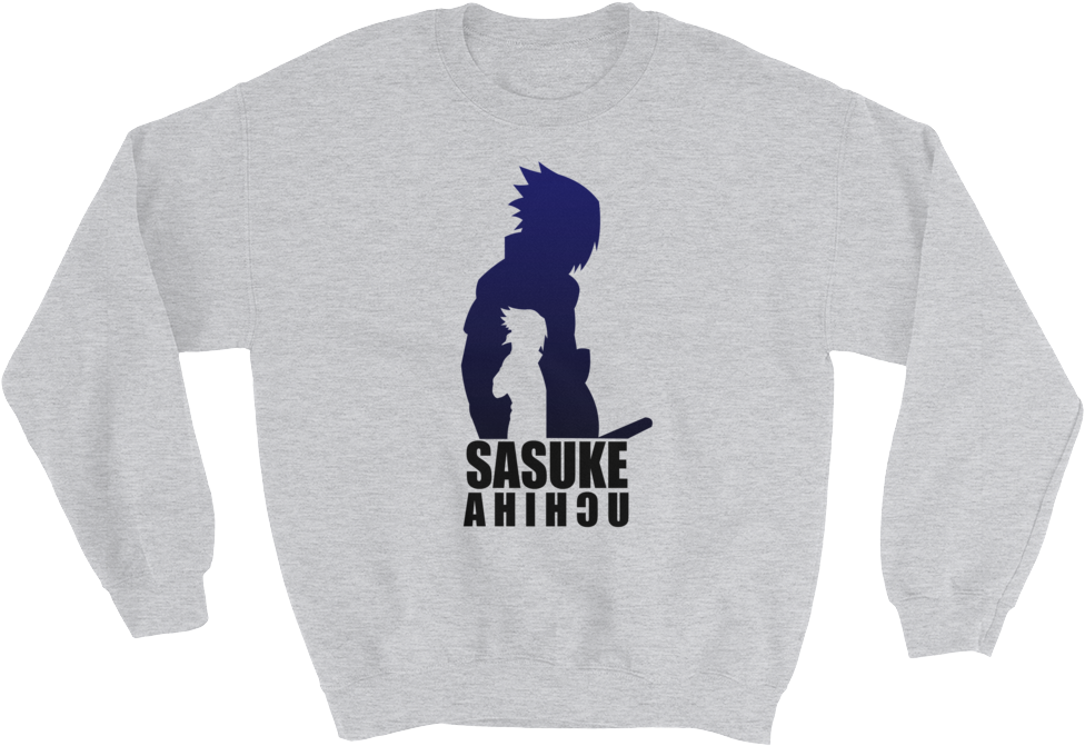 Load Image Into Gallery Viewer, Sasuke Uchiha Sweatshirt - Long-sleeved T-shirt Clipart (1000x1000), Png Download