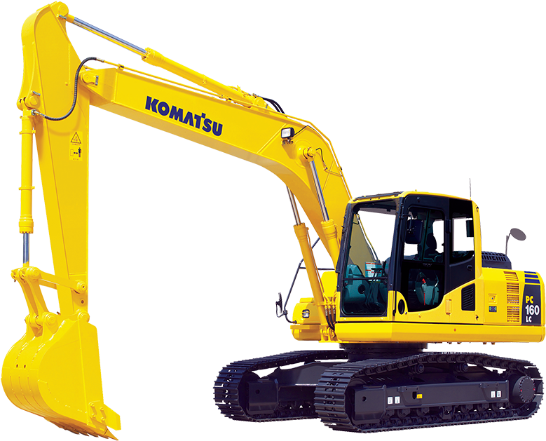 Excavator Png - Komatsu Excavator Clipart (800x651), Png Download