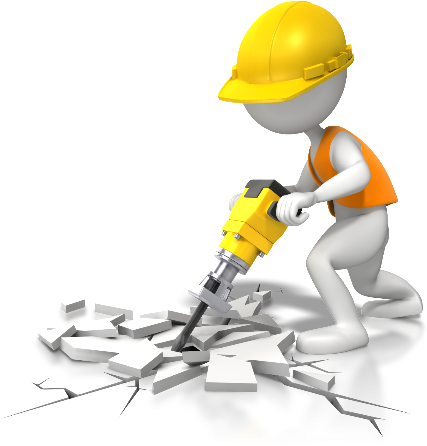 Website Under Construction - Construction Worker Png Gif Clipart (1600x1500), Png Download