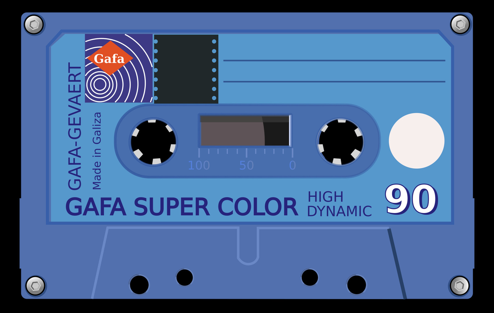 Cassette Clip Art - Png Download (1600x1014), Png Download