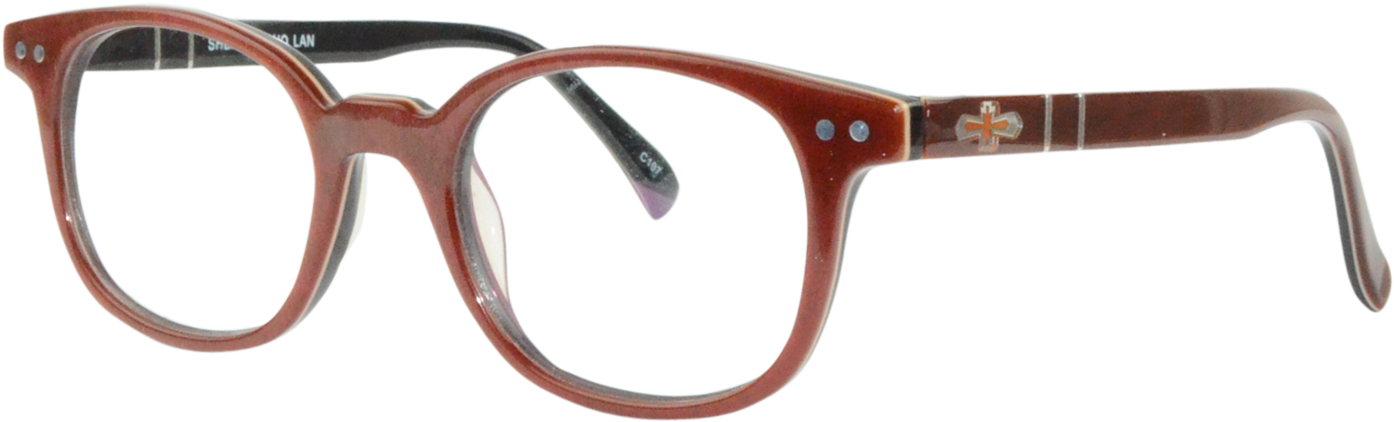 Sd1105c107 Brown Cheap Glasses - Glasses Clipart (1470x675), Png Download