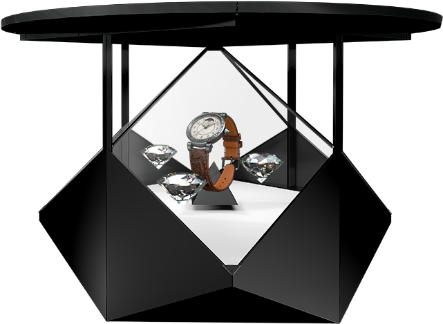 3d Projektion Dreamoc Diamond Uhr - Dreamoc Diamond Clipart (705x705), Png Download