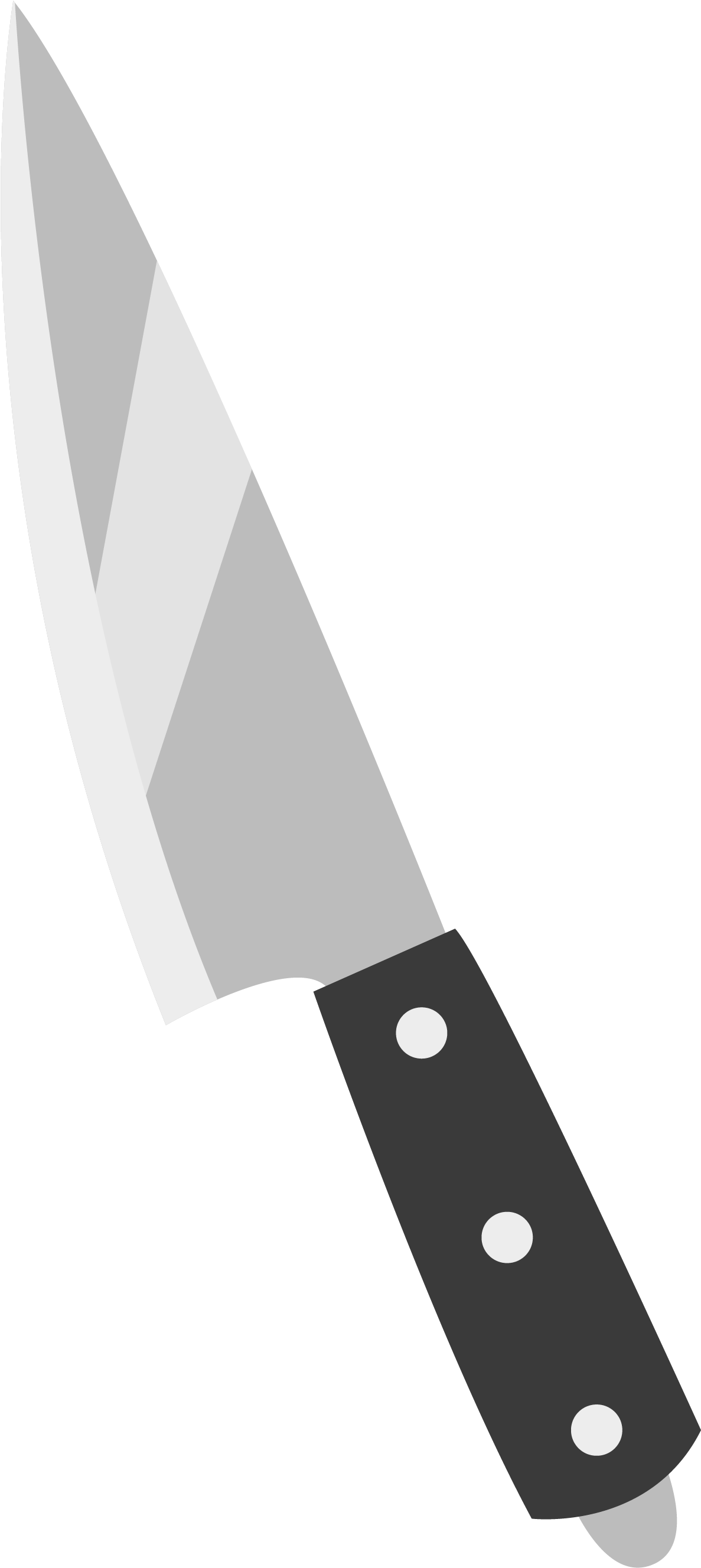 Knife, Kitchen Knife, Throwing Knife, Angle, Point - Utility Knife Clipart (2263x3927), Png Download