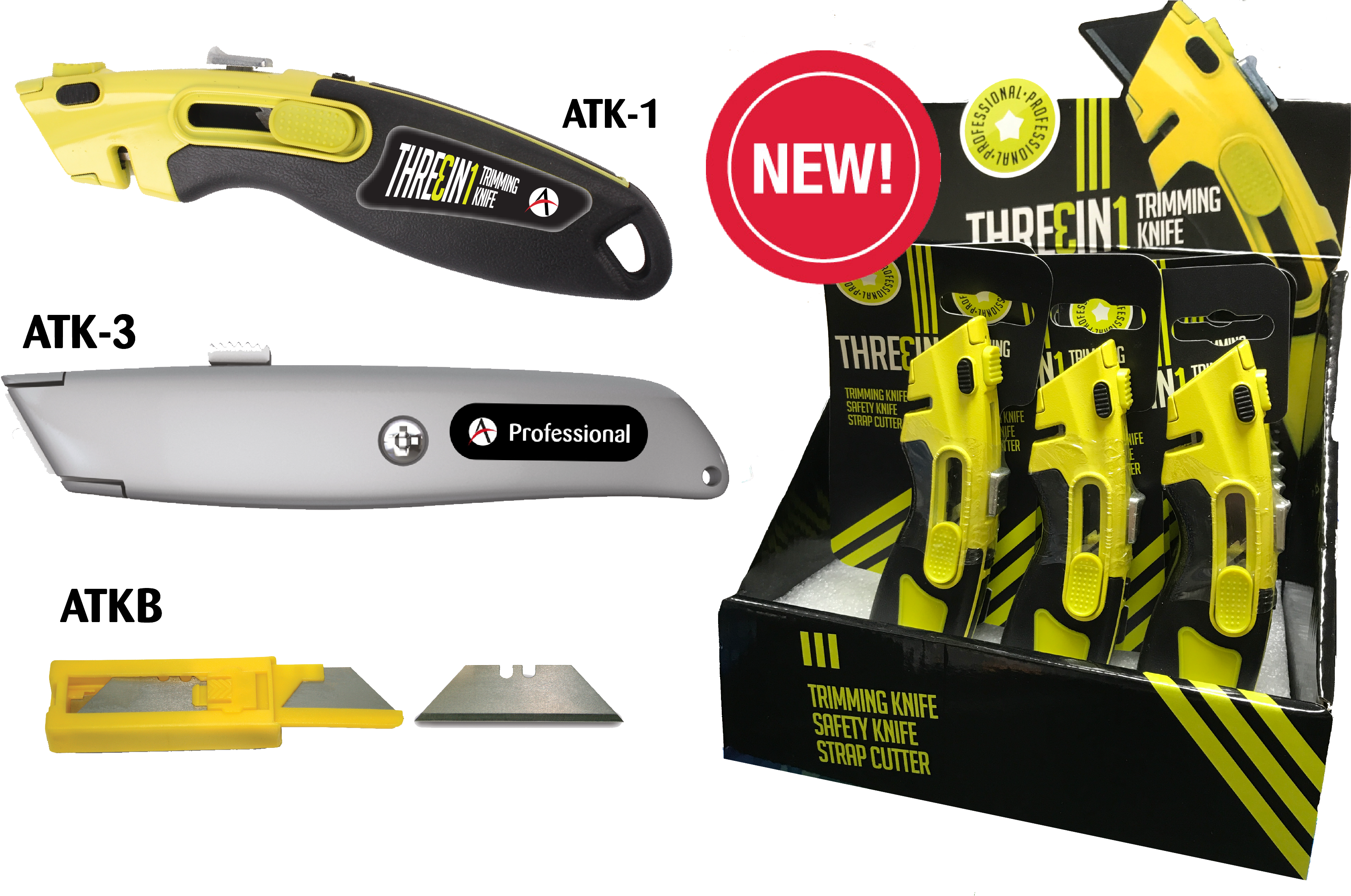 Knives & Blades Be A Cut Above The - Utility Knife Clipart (3477x2313), Png Download