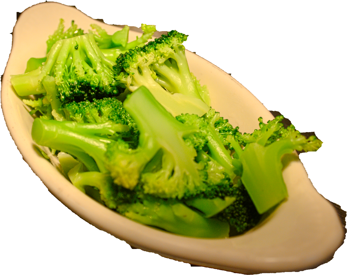 *steamed Sauteed Broccoli - Fast Food Clipart (1920x1278), Png Download