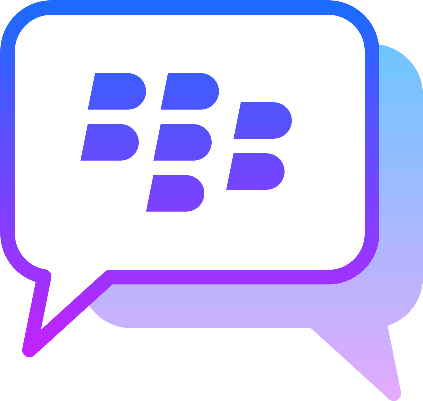 Logo Bbm Png - Blackberry Torch Clipart (1600x1600), Png Download
