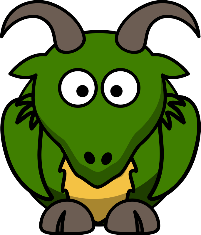 Cartoon Dragon Clipart - Cartoon Dragon Clip Art - Png Download (684x800), Png Download
