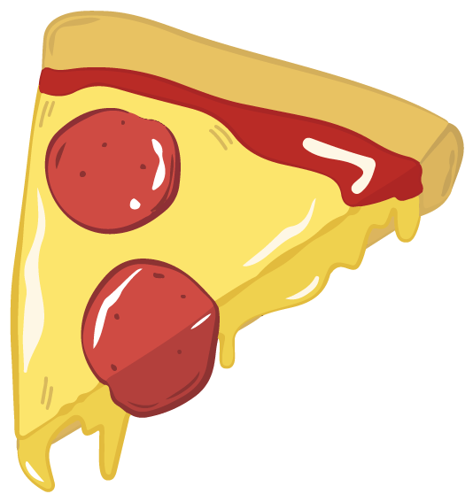 Pizza Pin - Illustration Clipart (720x720), Png Download