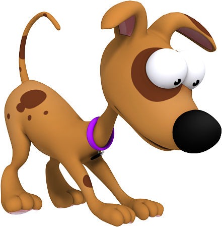 Graphic Transparent Dog Park Clipart - Dog 3d Png (600x600), Png Download