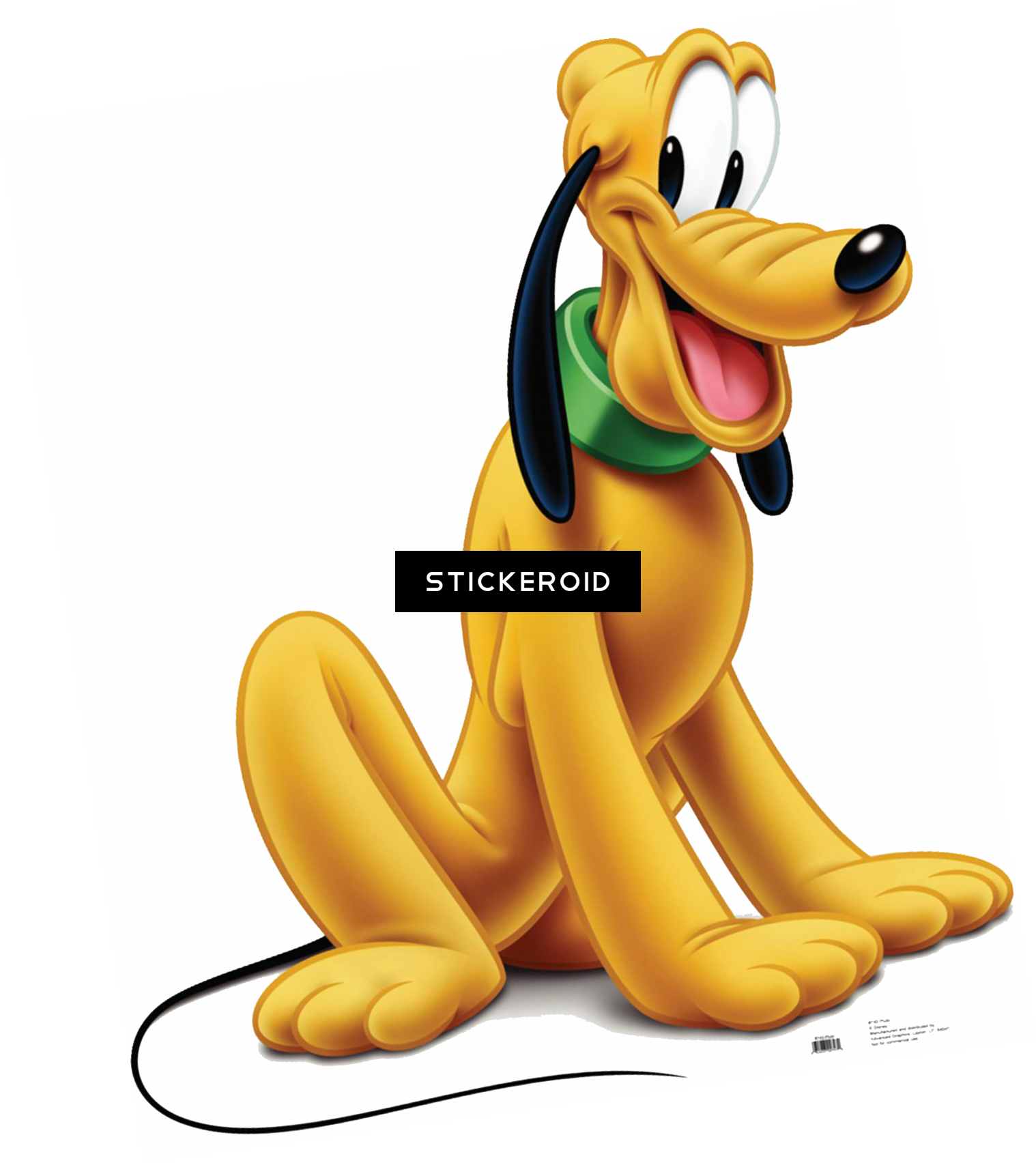 Mickey Mouse Cartoon Dog , Png Download - Pluto Mickey Mouse Png Clipart (1518x1704), Png Download