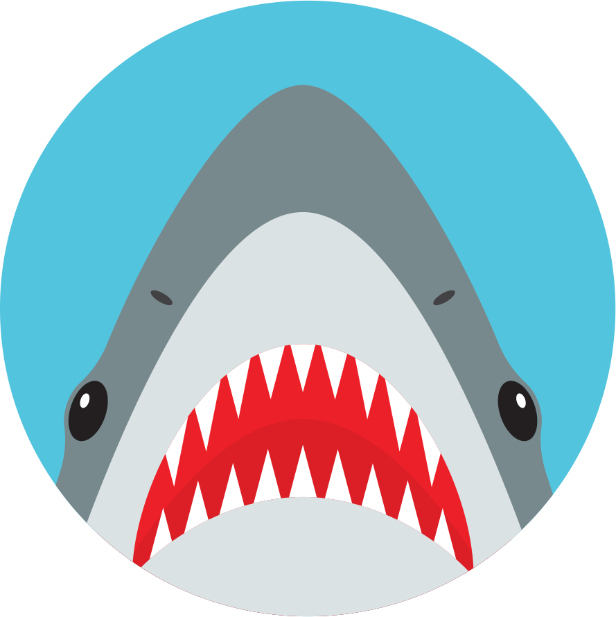 Clip Art Shark Teeth - Png Download (889x890), Png Download