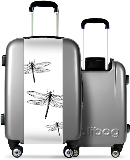 Winter Suitcases Clipart (584x532), Png Download