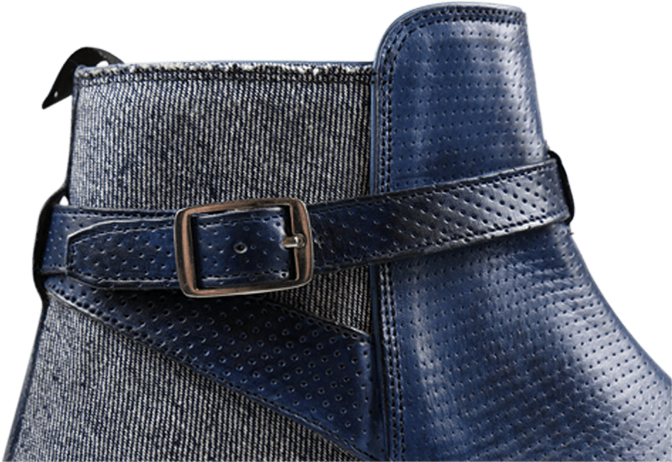 Ankle Boots Kane 1 Mid Blue Jeans Denim - Buckle Clipart (946x650), Png Download