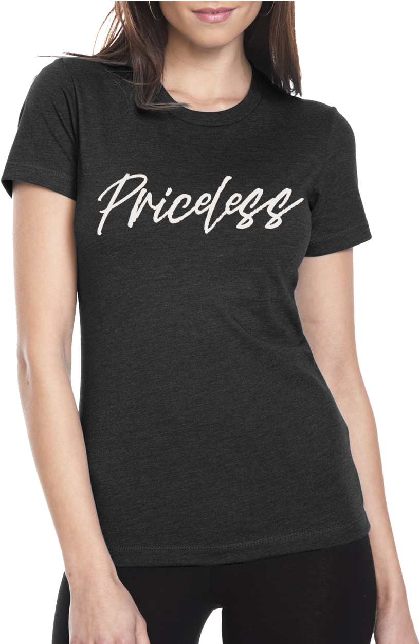 Priceless T Shirt - Blue T Shirt Women Clipart (1000x1250), Png Download