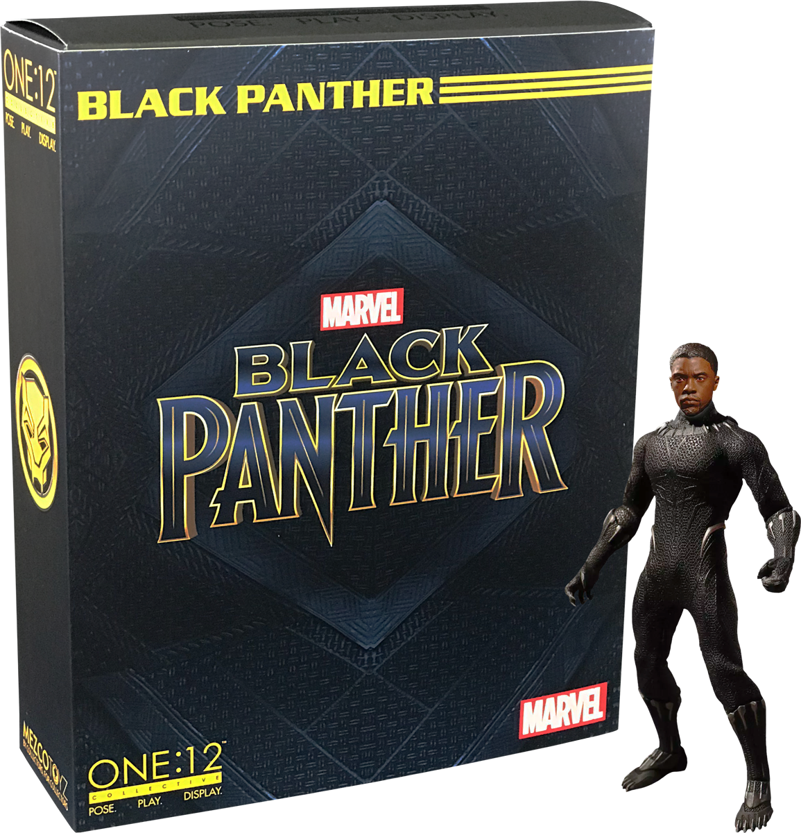 Black Panther One - Mezco Clipart (1155x1200), Png Download