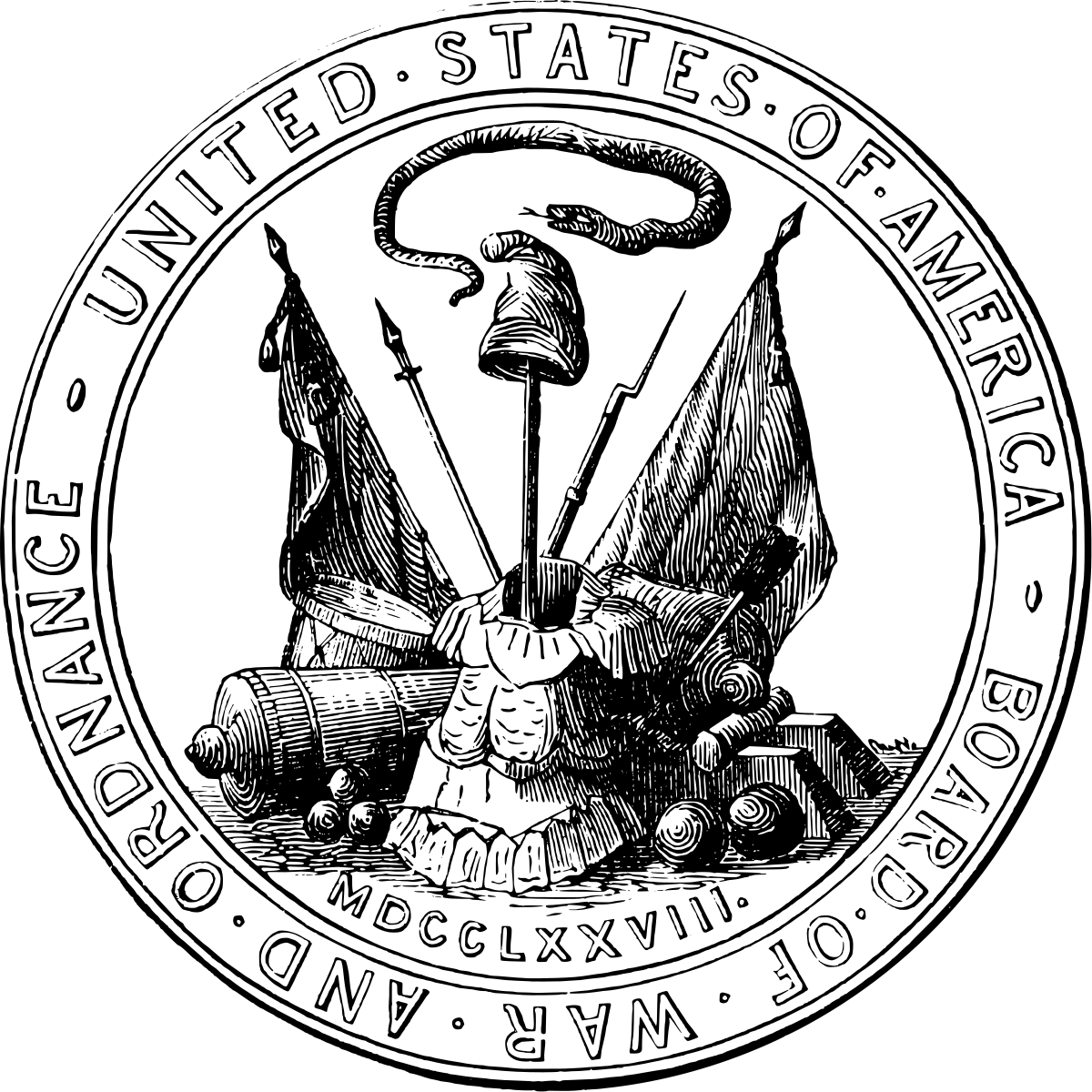 Hats Drawing American Revolution - Department Of War Clipart (1200x1200), Png Download