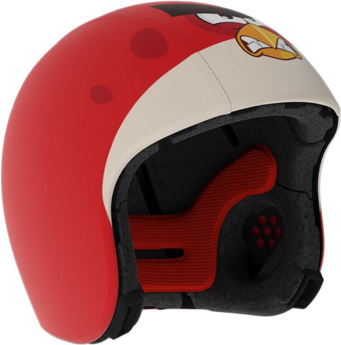 Angry Birds Red Skin - Motorcycle Helmet Clipart (678x678), Png Download