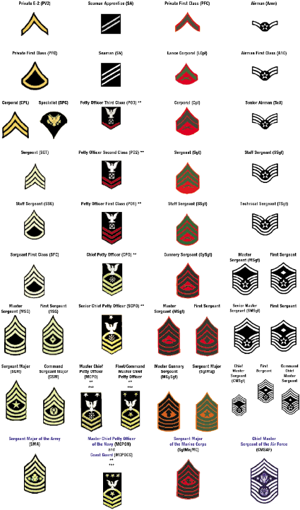 Army * For Rank And Precedence Within The Army, Specialist - Military Rank Chart Clipart (434x800), Png Download