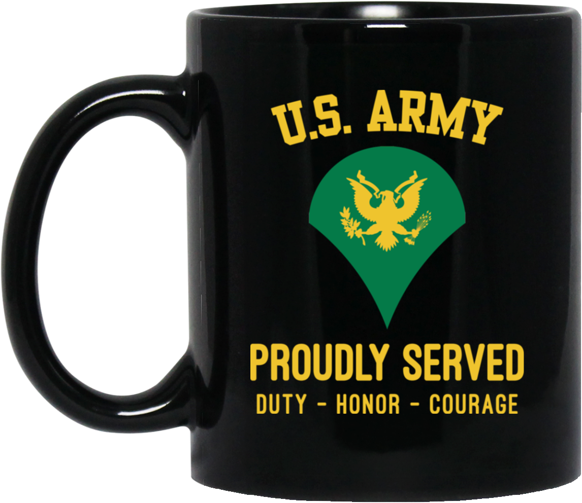 Us Army E-4 Spc E4 Specialist Ranks 11 Oz - You Are Strong As Hulk Clipart (1155x1155), Png Download