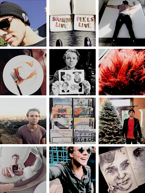 Ashtons Instagram Aesthetic Rap, Instagram, Ashton - Collage Clipart (500x664), Png Download