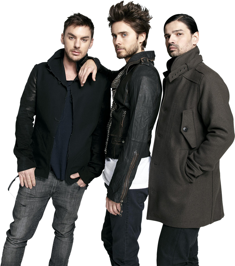 Thirty Seconds To Mars - 30 Seconds To Mars Clipart (877x1000), Png Download