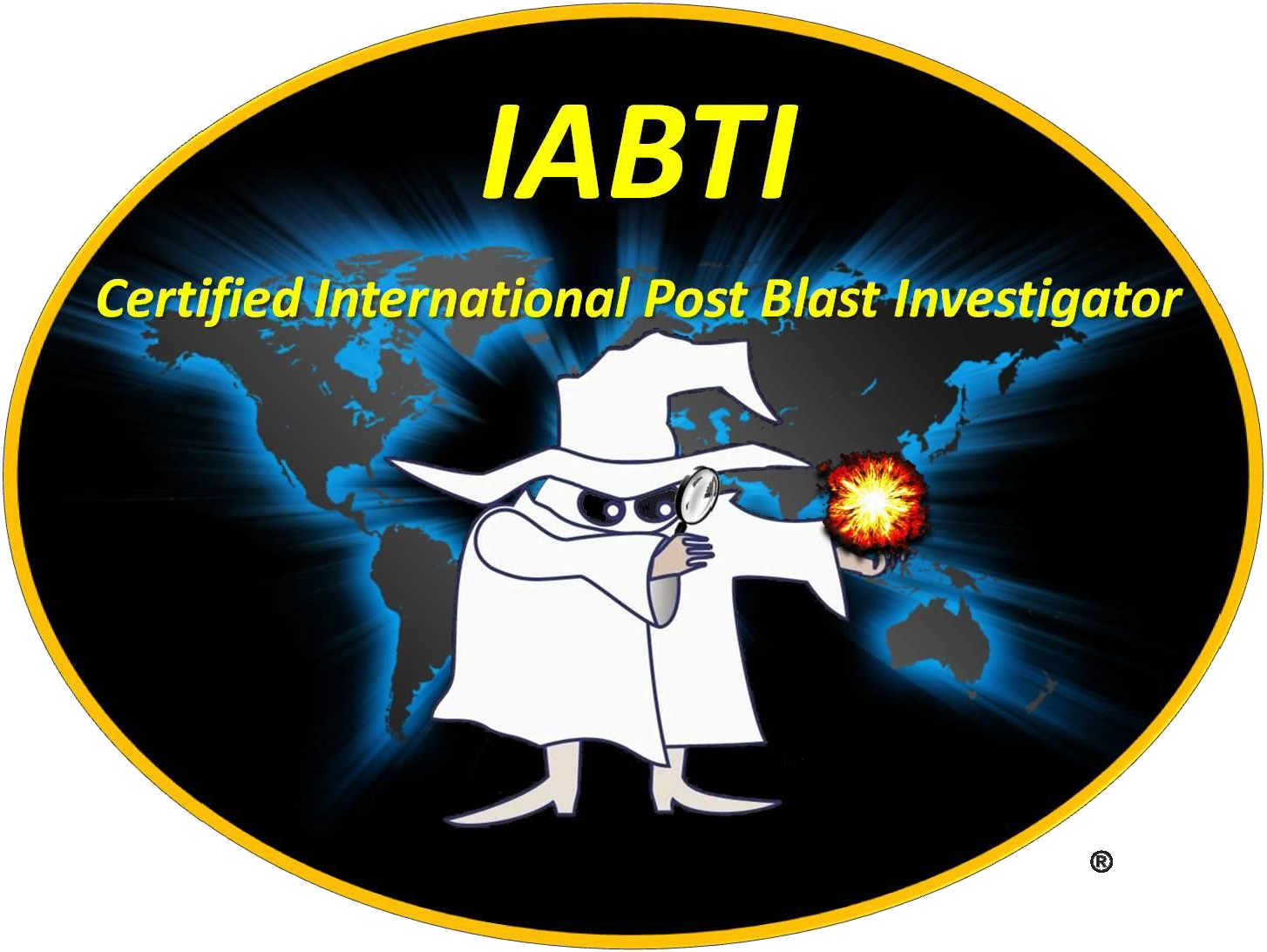 Certified International Post Blast Investigator , Png - Mapamundi Hd Clipart (1454x1092), Png Download