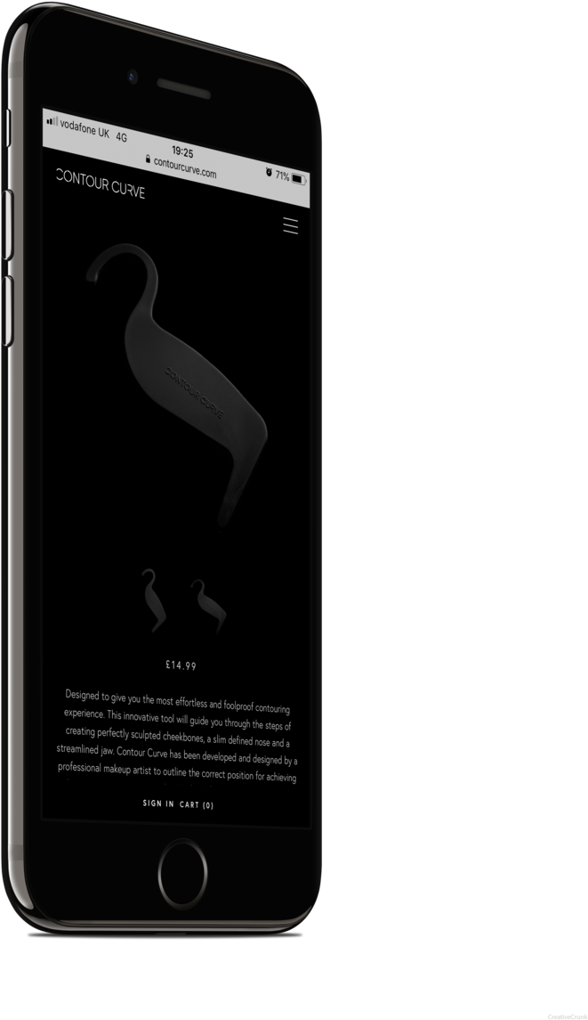 Iphone 7 And Iphone 7 Plus Jet Black Psd Mockup - Iphone Clipart (661x1145), Png Download