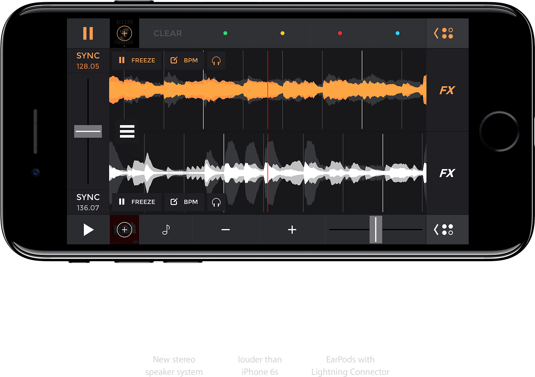 Now In Stereo - Iphone X Stereo Speakers Clipart (2000x1281), Png Download