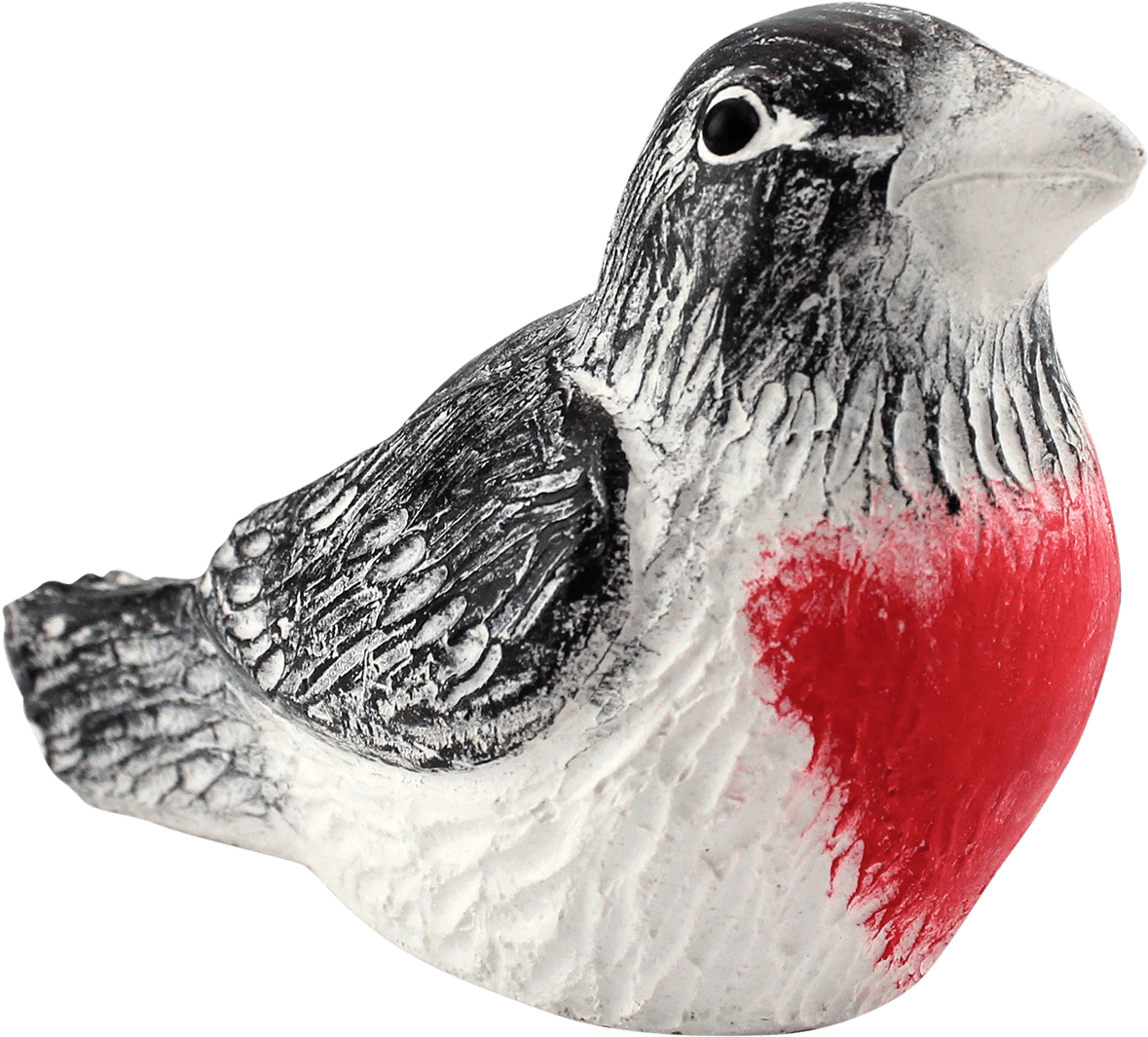 Bursting With Black, White And Rose Red, Male Rose - Rose Breasted Grosbeak Clipart (1200x1088), Png Download