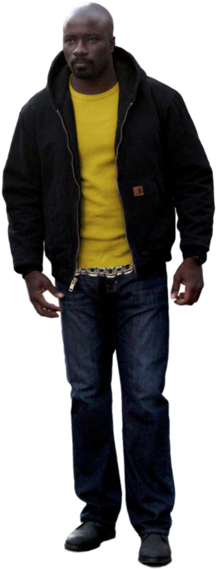 Net Flix Luke Cage Png - Luke Cage Netflix Png Clipart (394x842), Png Download