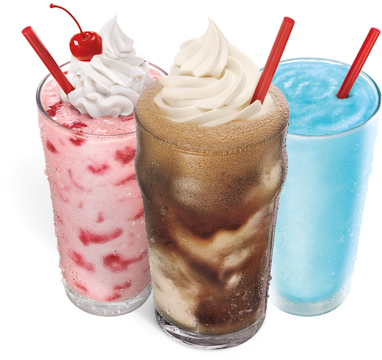 Half-price Shakes, Ice Cream Slushes, & Floats At Sonic - Sonic Old School Float Clipart (800x900), Png Download