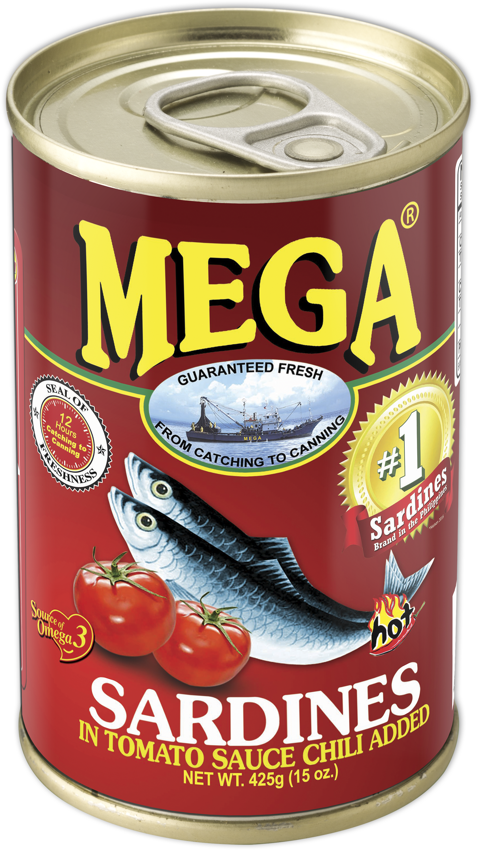 Mega Sardines In Tomato Sauce Clipart (1828x3116), Png Download