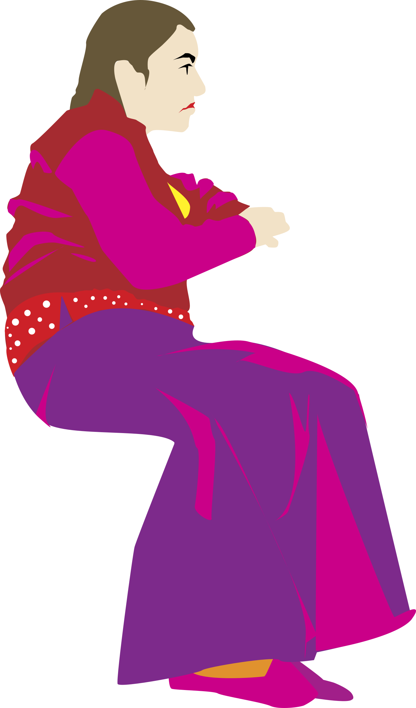 This Free Icons Png Design Of Roma Girl - Illustration Clipart (1413x2400), Png Download