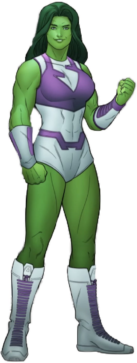 She Hulk - Cartoon Clipart (2224x1668), Png Download