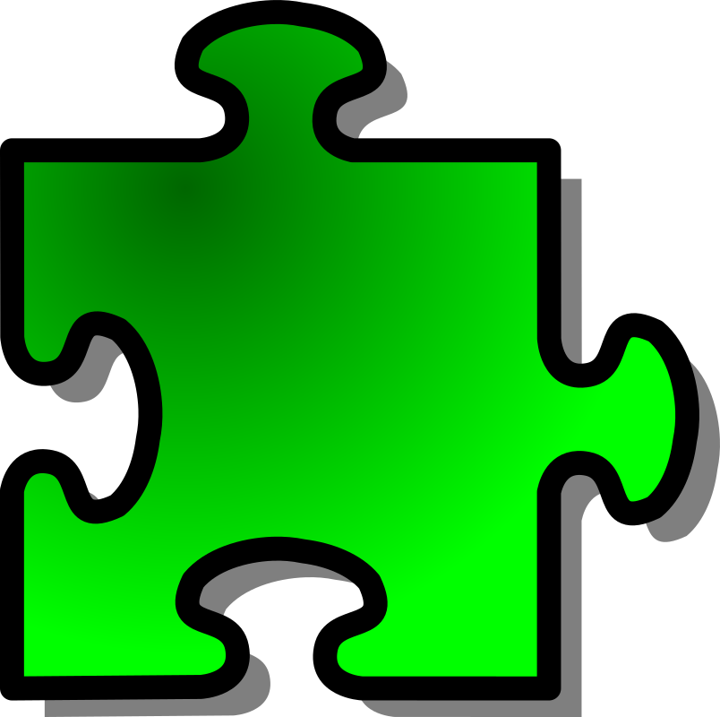 Puzzle Clipart Hostted - Jigsaw Piece Clip Art - Png Download (804x800), Png Download