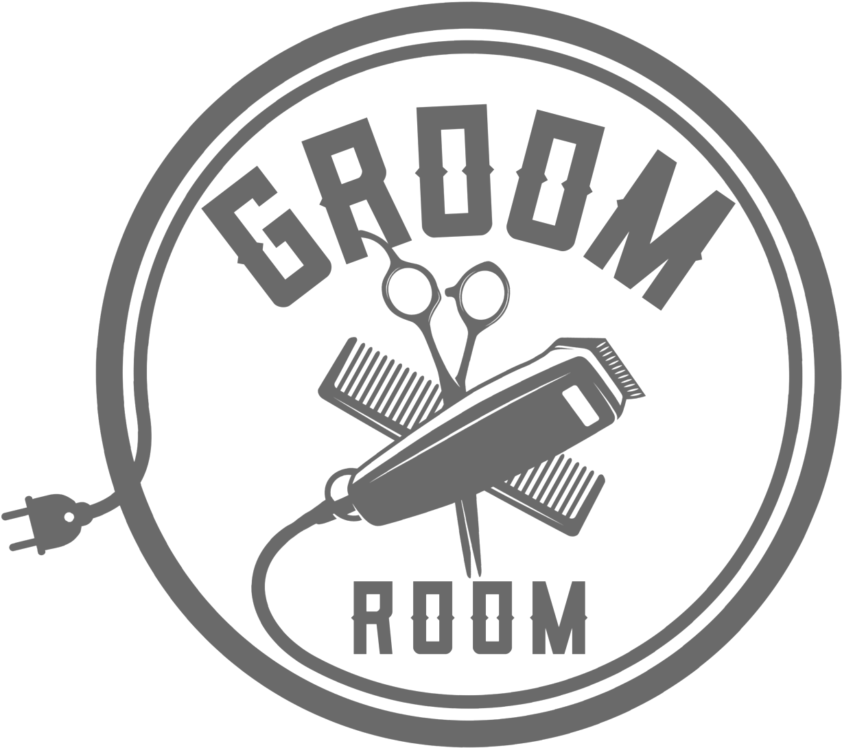 Barbershop Png - Groom Room Barbershop Clipart (1500x1500), Png Download