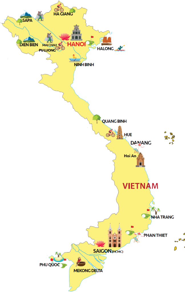 Things To Do In Vietnam - Atlas Clipart (648x1031), Png Download
