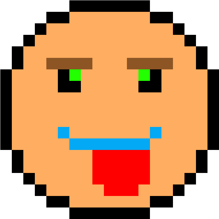 Face - Pacman Pixel Gif Png Clipart (1184x1184), Png Download