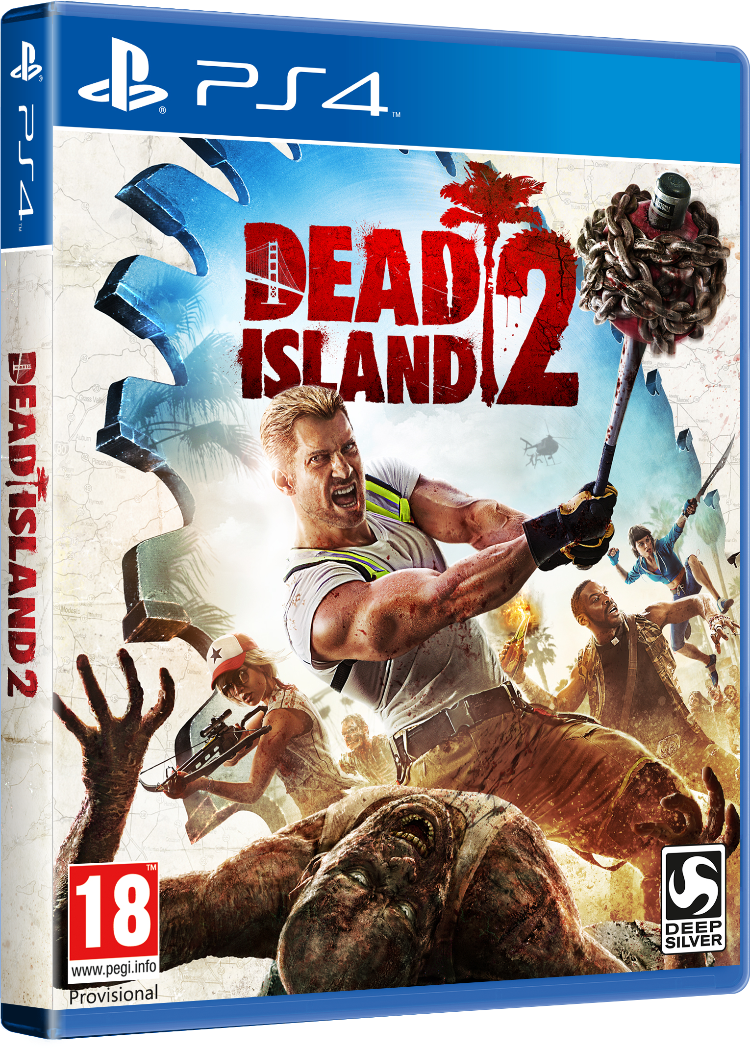 Dead Island 2 Boxart - Dead Island 2 Ps4 Clipart (1650x2250), Png Download