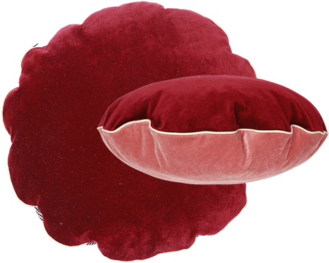 Large Round Roma Cushion - Cut Flowers Clipart (600x600), Png Download