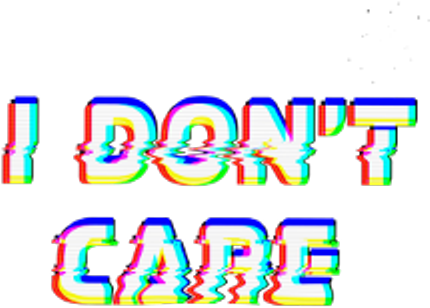 #glitch #icon #logo #circle #circles #cute #colorful - Dont Care Png Clipart (480x480), Png Download