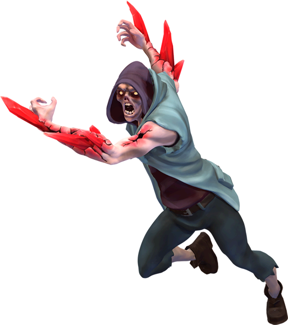 Zombie Anarchy Zombie Types Clipart (592x668), Png Download