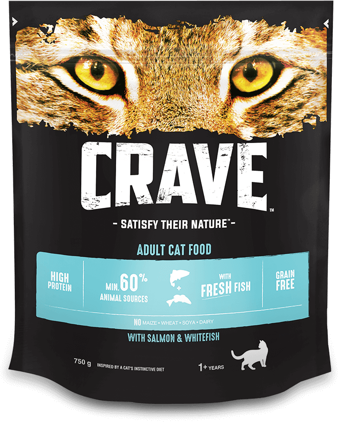 Adult High Protein Dry Cat Food - Crave Cat Food Clipart (700x830), Png Download