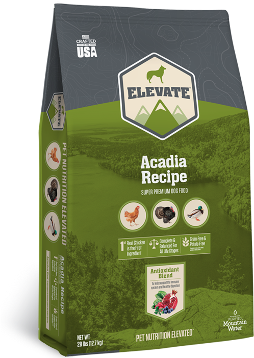 Elevate™ Acadia Recipe Dry Dog Food - Elevate Dog Food Clipart (498x701), Png Download