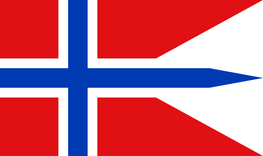 Norwegian Naval Flag Clipart (1046x620), Png Download