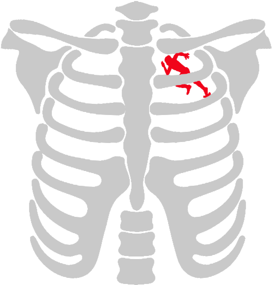 Color Changing Mug Running In Heart Skeletons Halloween - Baby Skeleton Vector Clipart (1000x1200), Png Download